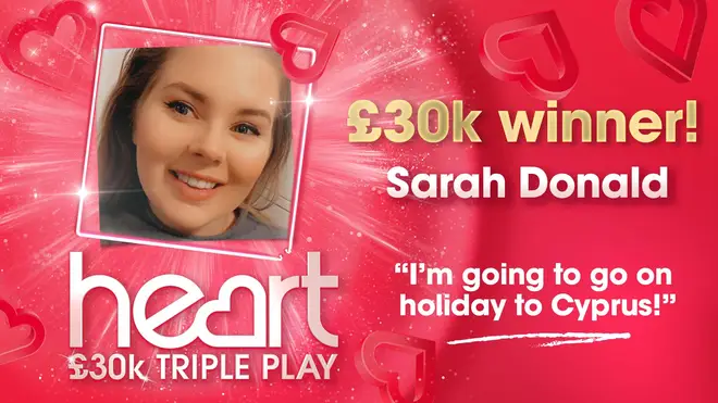 Sarah Donald heard Pink play three times... and won £30,000!