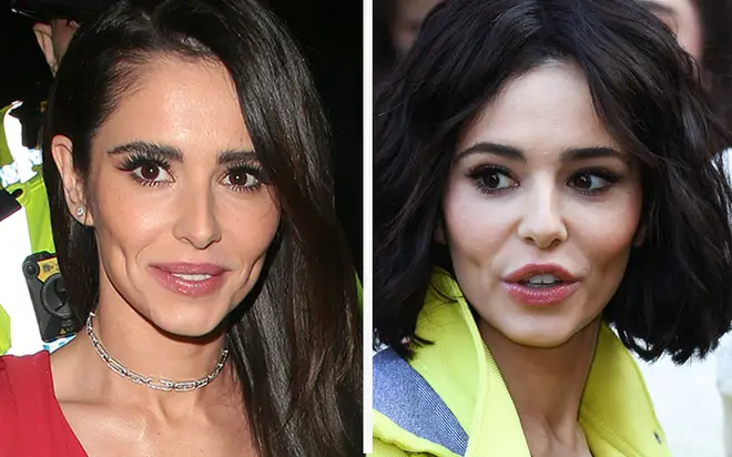 Cheryl - pictured left on October 22 - looked different on November 9 (right)
