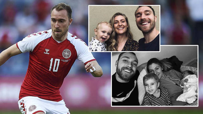 Christian Eriksen and his wife have been together for nine years and have two children together