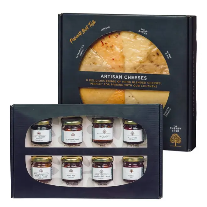 Eight chutneys and eight cheeses - what could be better?