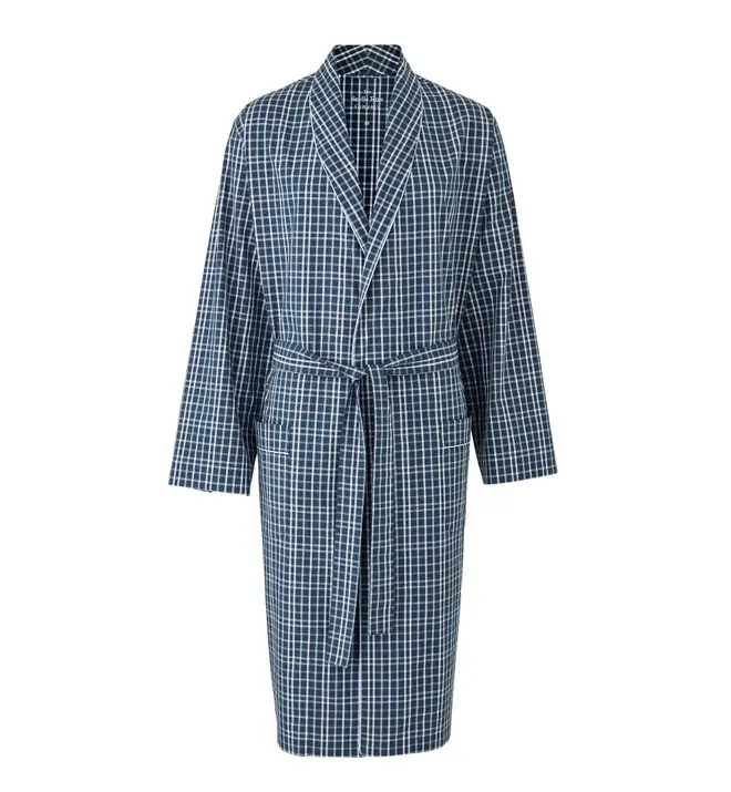 You can get dad's initials embroidered in to this timeless dressing gown