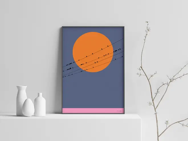 One of Christian Azolan's vibrant prints will bring a smile to dad's face