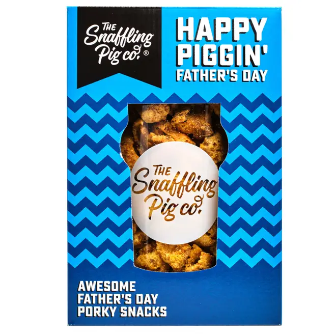 Get dad a festive box of moreish pork scratchings