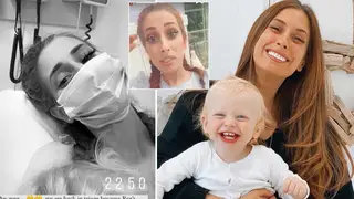 Stacey Solomon is back in the hospital with Rex