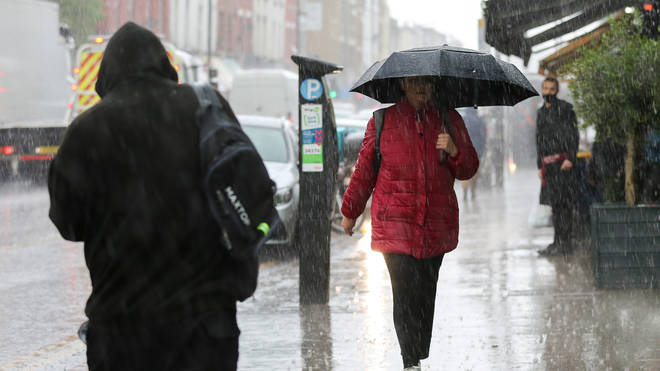 Rain is set to batter Britain today