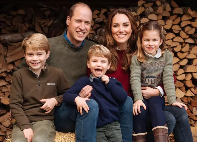 Kate has been seen wearing the necklace, which is a tribute to her three children, in the past