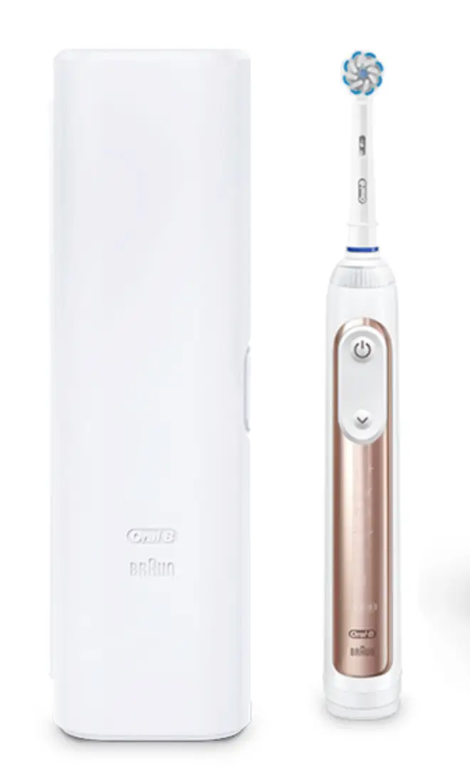 ‎Oral-B Genius 8000 Electric Toothbrush in rose gold