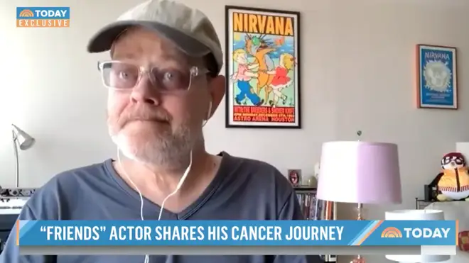 James Michael Tyler was emotional as he told the show about his three year battle