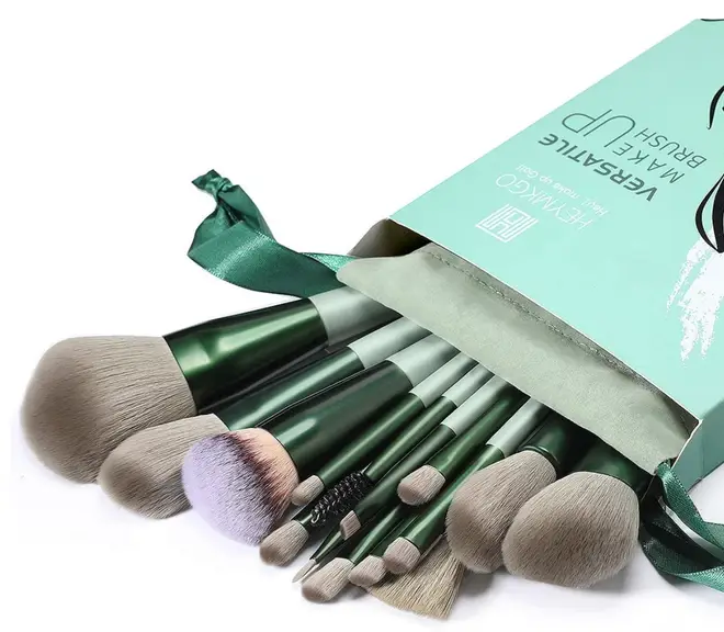 Heymkgo 15-Piece Makeup Brush Set