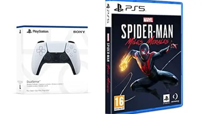 PlayStation 5 DualSense Wireless Controller + Marvel’s Spider-Man: Miles Morales