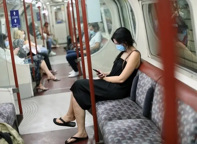 Face masks are currently mandatory in places like tubes and supermarkets