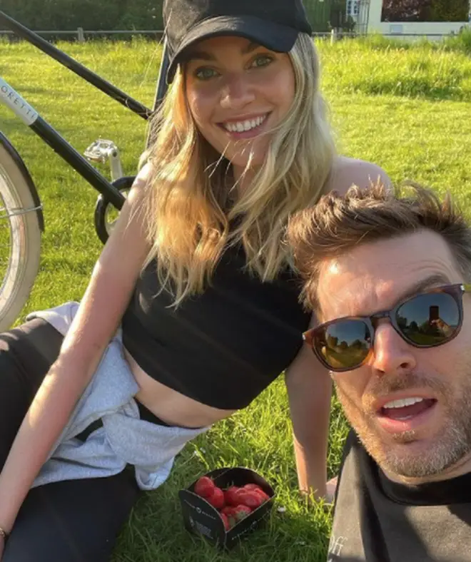 Joel Dommett and his model wife Hannah are starring on Celebrity Gogglebox