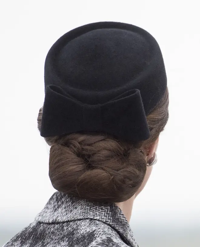 Kate Middleton's hairnets are so hidden you could only spot them very close-up