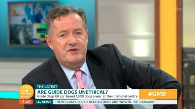 Piers Morgan shot down her argument on Tuesday's GMB