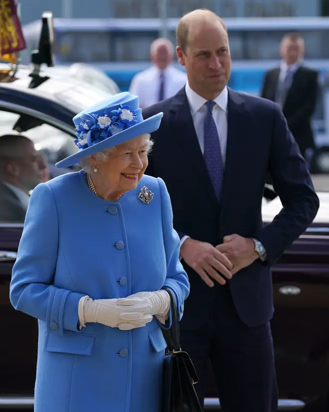 The Queen chose to wear the Pearl Trefoil Brooch for her first day in Scotland for Holyrood Week