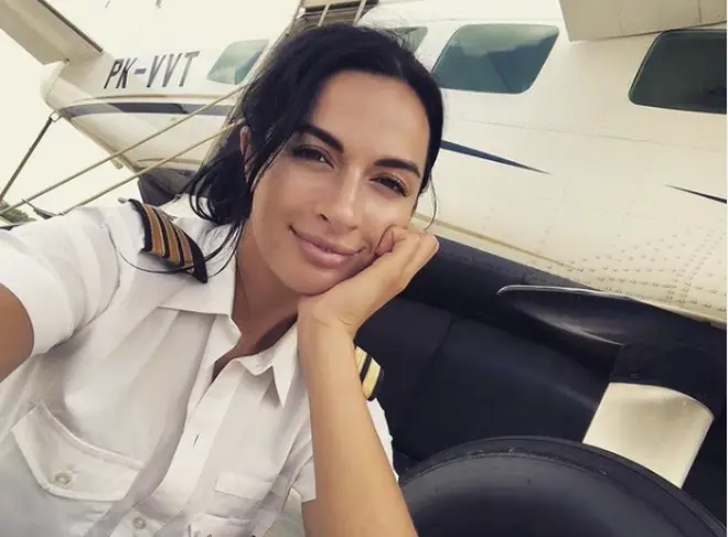 Christina works as a pilot