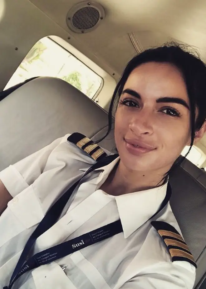 Christina wasn't to encourage more women to become pilots