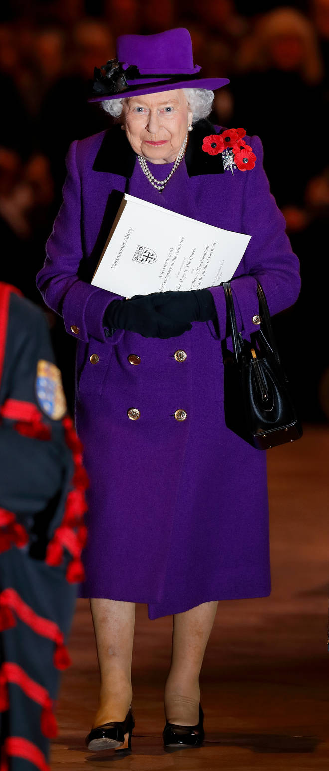 The Queen Attends A Service At Westminster Abbey Marking The Centenary Of WW1