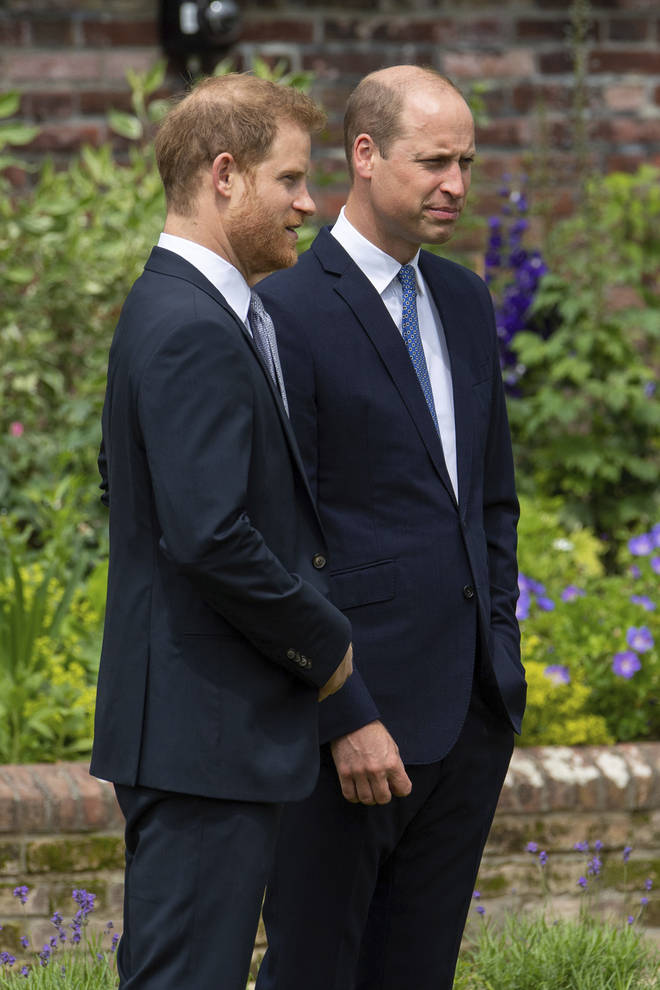 William and Harry have not seen each other since Prince Philip's funeral in April