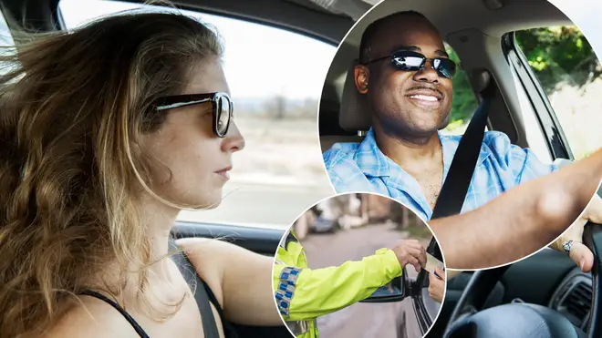 You could get a £2,500 fine for driving with sunglasses on