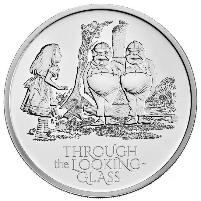 The coins use the original illustrations from the book