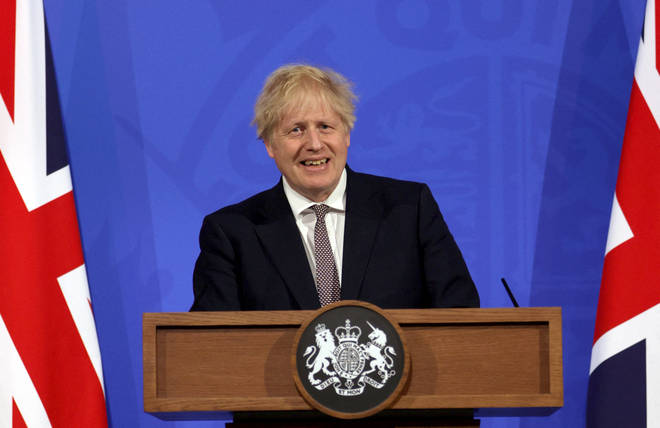 Boris Johnson has encouraged people to support the team 'enthusiastically but sensibly'