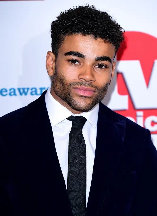 Malique Thompson-Dwyer on the soaps red carpet