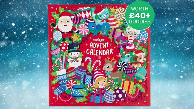 Smiggle's advent calendar is bursting with stationary