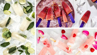 We've got some brilliant recipes for boozy ice lollies