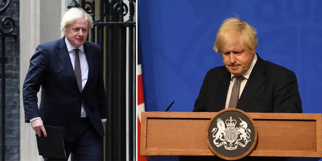 What time will Boris Johnson speak today?