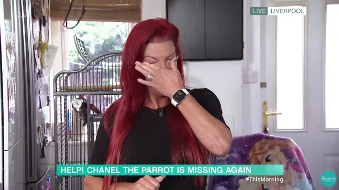 Sandra emotionally made a plea to anyone in the Liverpool area to look out for her beloved parrot