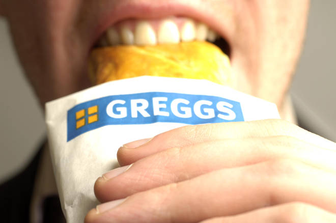 A man has proposed by using a Greggs festive bake