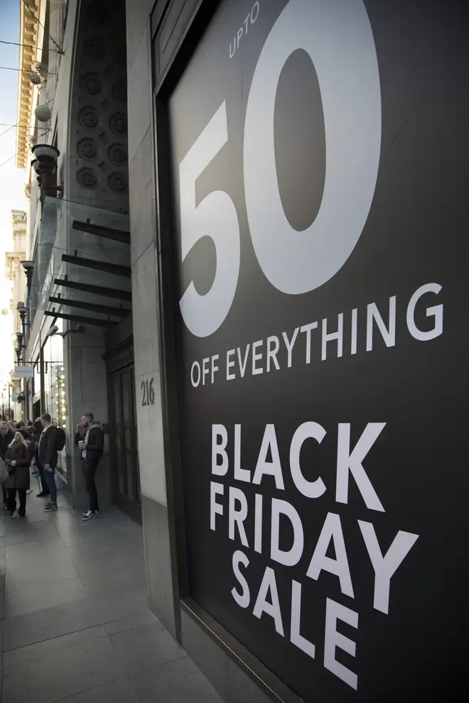 Black Friday Retail Shop Sign