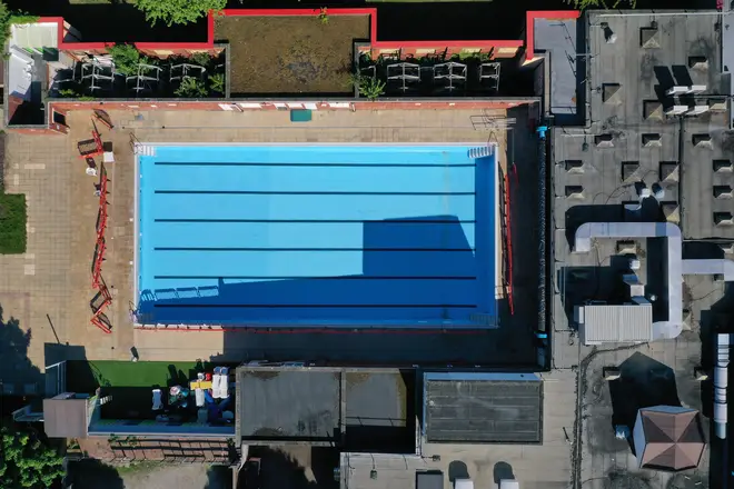This is the only inland brine swimming pool in Britain