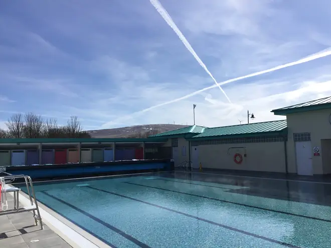 This is a beautiful pool in the heart of Ayrshire, Scotland