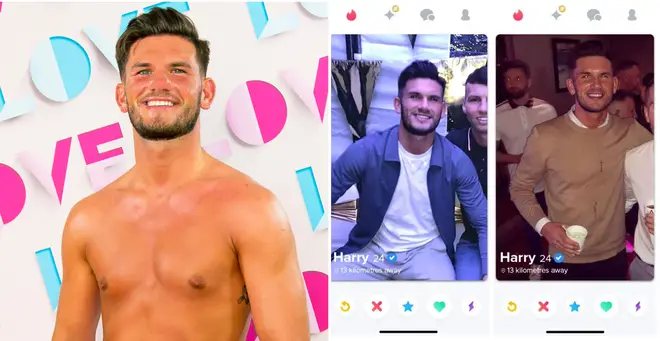 Harry is the first contestant ever to have got on Love Island through Tinder