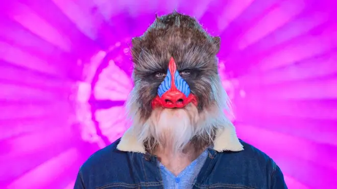 Bennett was disguised as Mandrill for the show