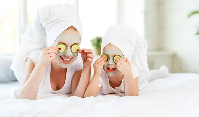 Setting up a home spa is a great family-friendly activity (stock image)