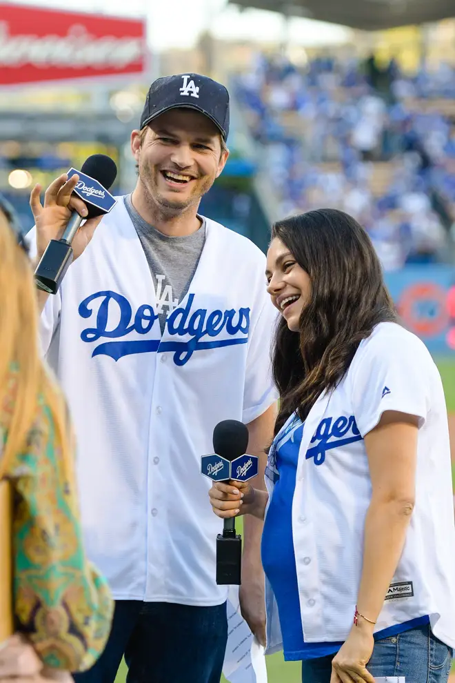 Mila Kunis and Ashton Kutcher told the podcasters they only wash their children if they can see dirt on them