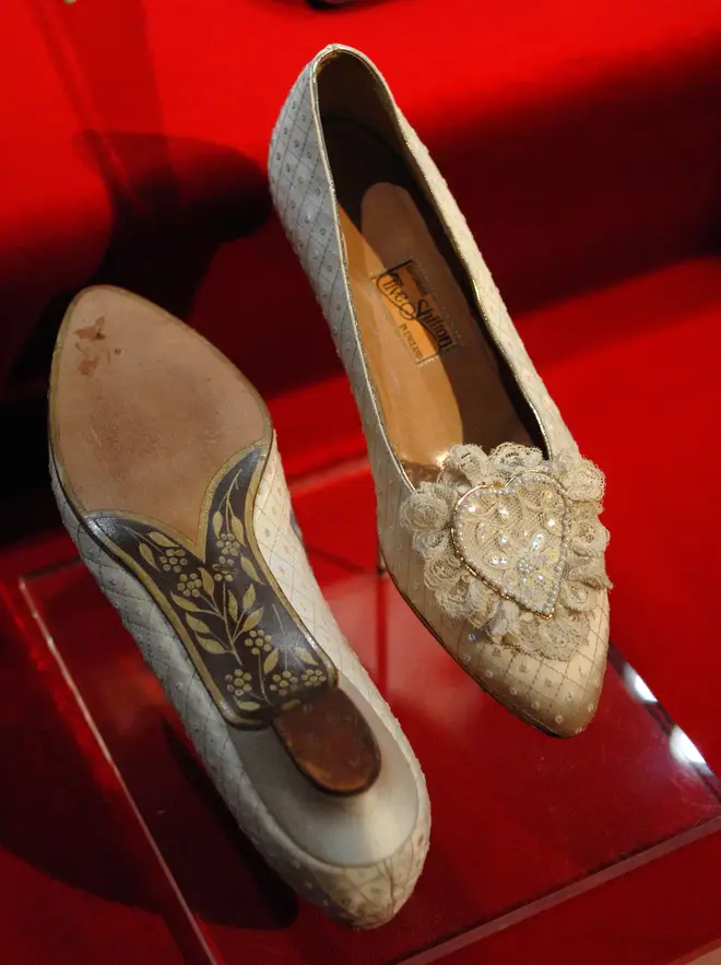 Princess Diana's wedding shoes had a hidden message written on the heel