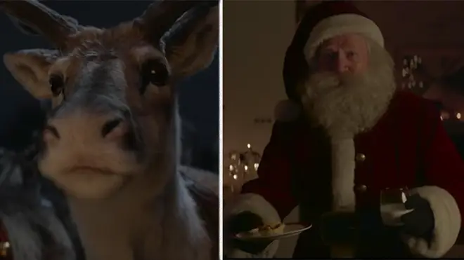 Mr Claus is front and centre of the McDonald's Christmas advert