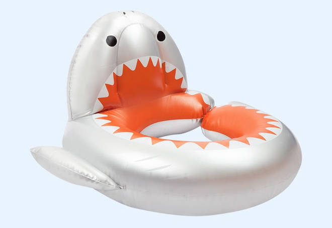 Kidly shark children's pool float