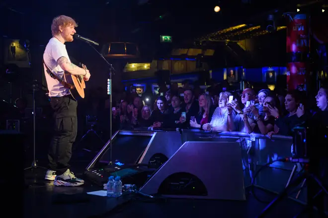 Ed Sheeran performed his biggest hits in one of London's smallest venues