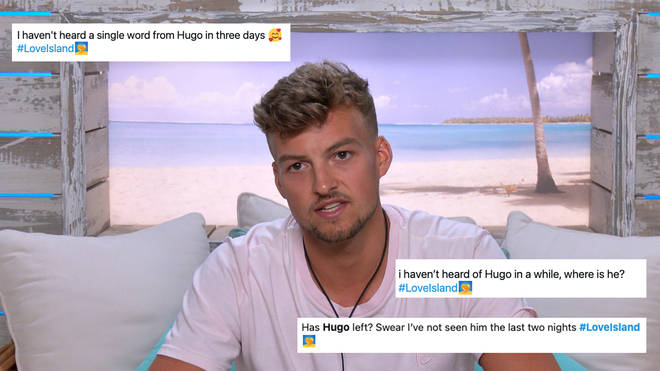 Love Island fans are convinced Hugo Hammond has left Love island