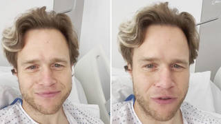 Olly Murs has shared an update from hospital