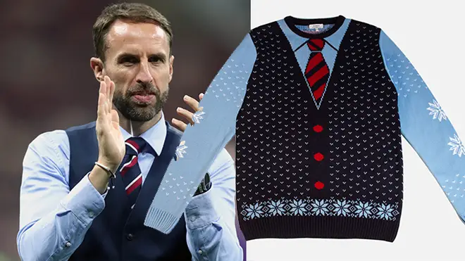 This Gareth Southgate Christmas jumper has football fans going wild