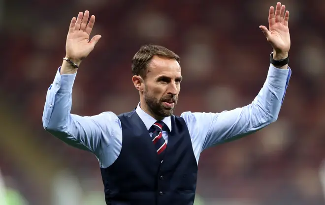 Gareth Southgate is known for his trademark