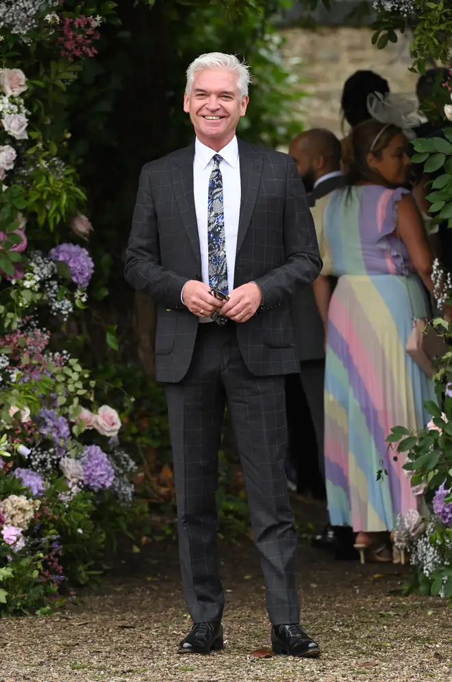 Holly Willoughby's This Morning co-star Phillip Schofield attending the wedding