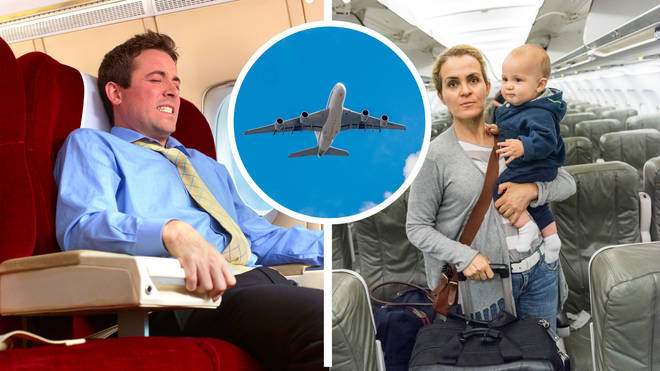 The man said he had a bad flight after denying the family the opportunity to all sit together in one row (file photo)