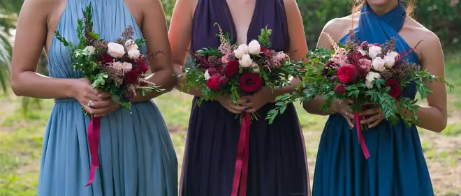 A woman has been kicked out of her friend's wedding party